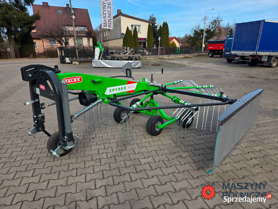 TALEX SPYDER 360 Zgrabiarka Karuzelowa 36 m nieuszkodzony Strzegowo sprzedam