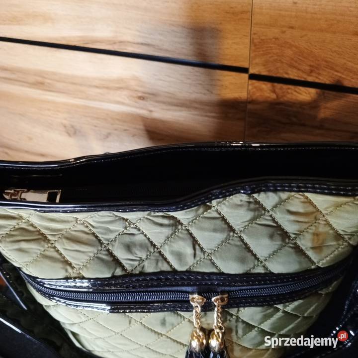 Torebka elegancka pikowana 328A P2 czarny Moda i Styl