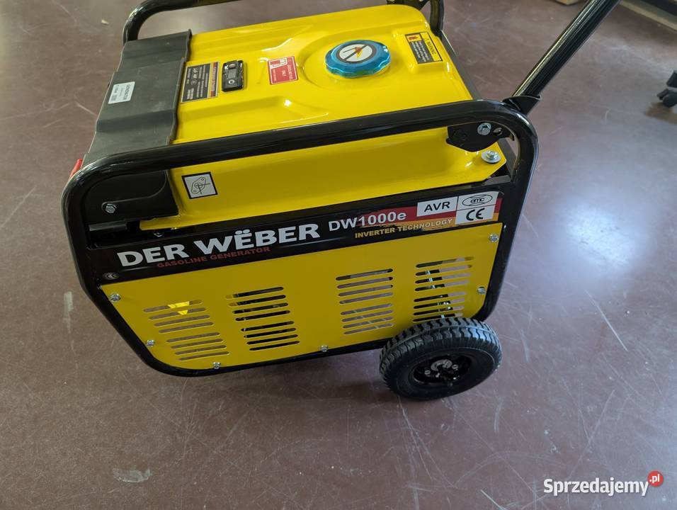 Agregat prądotwórczy DER WEBER DW 1000e NOWY