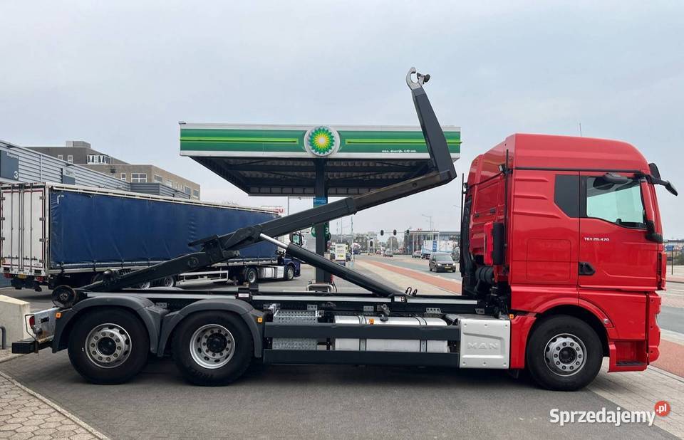 Hakowiec Eur 6 Man TGS czerwony Motoryzacja