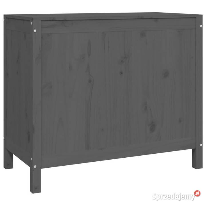Skrzynia na pranie szara 885x44x76 lita sosna Warszawa
