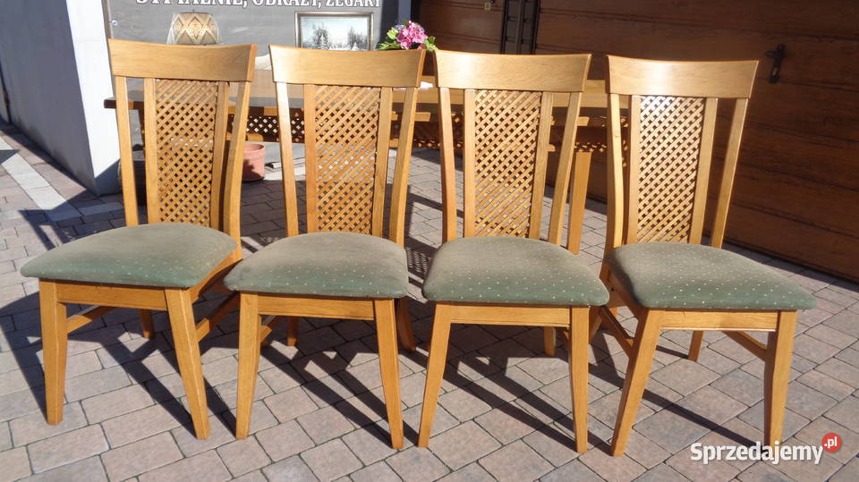 stół i 4 krzesła komplet Mielnica Duża sprzedam