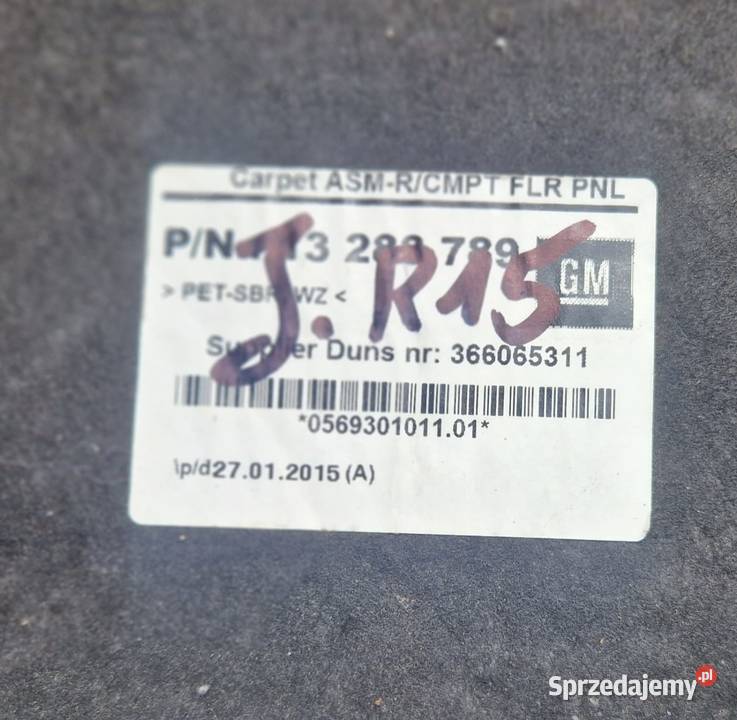 OPEL ASTRA J IV 4 wykładzina bagażnika hatchback kujawsko-pomorskie Bydgoszcz