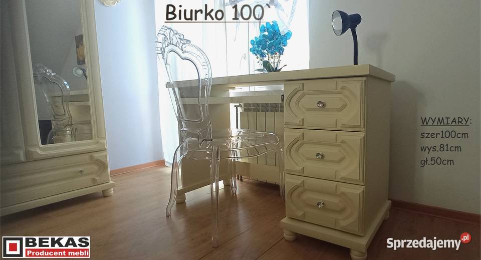 Komoda 180 Biała Wanillia ECRU Blat Dąb Rustikal 81cm Skierniewice