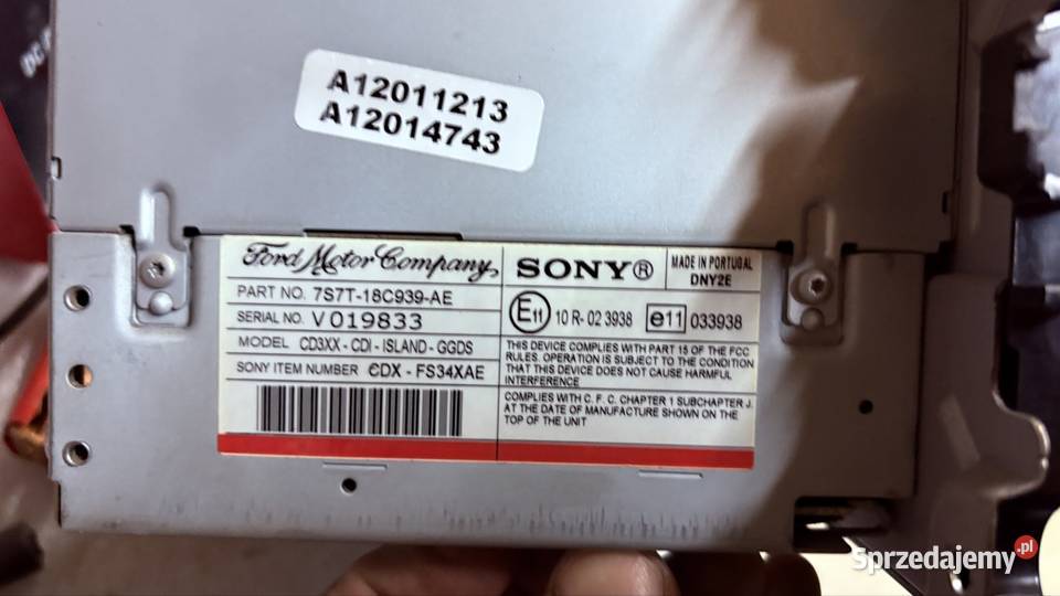 Radio sony mk3 galaxy focus Mondeo Gaworzyce