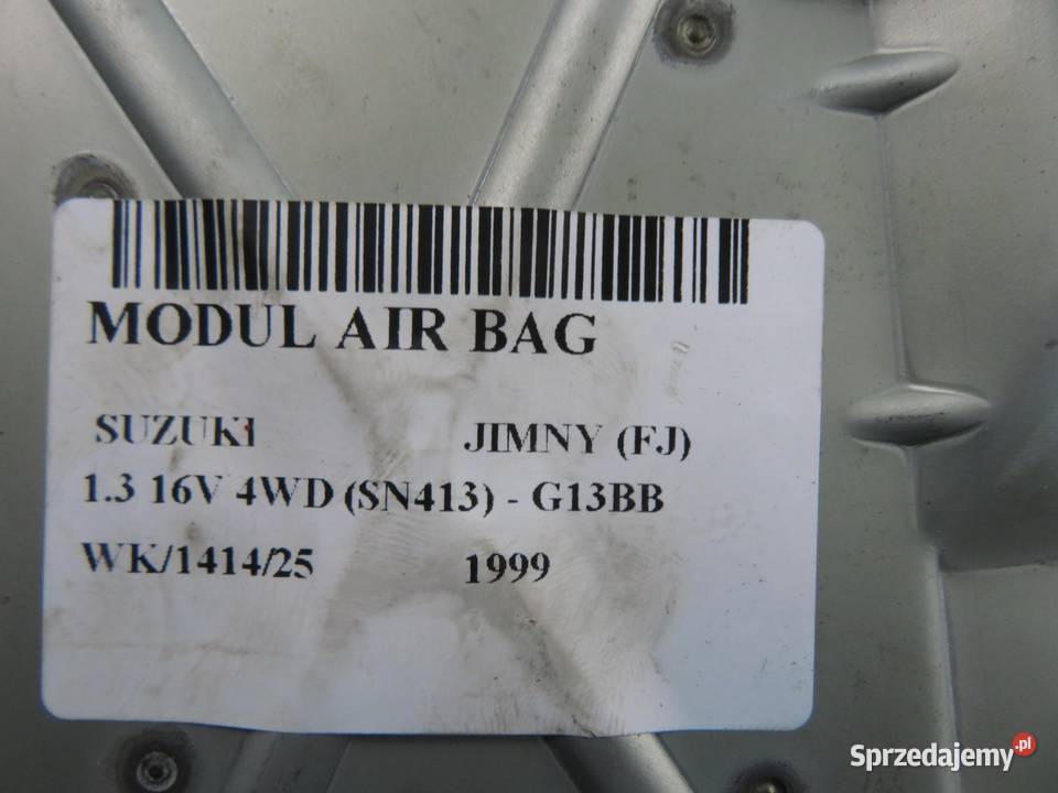 MODUŁ AIRBAG SUZUKI JIMNY FJ 3891081A4 X6T47073 sprzedam