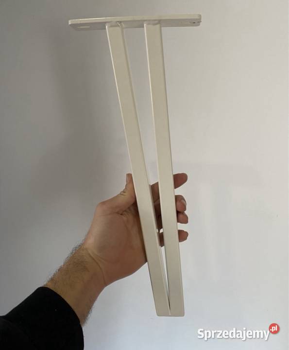 Biała Noga metalowe 70 Stelaż Noga do stołu Bochnia