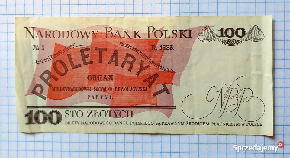 BANKNOT 100 ZŁOTYCH 1988 SERIA TE 0809369 Piszczac