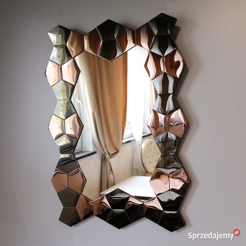 Lustro dekoracyjne glamour prostokątne 75x102 Warszawa