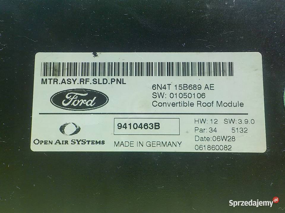 FOCUS MK2 LIFT 20 B 11r CC CABRIO 2D sterownik Suków sprzedam