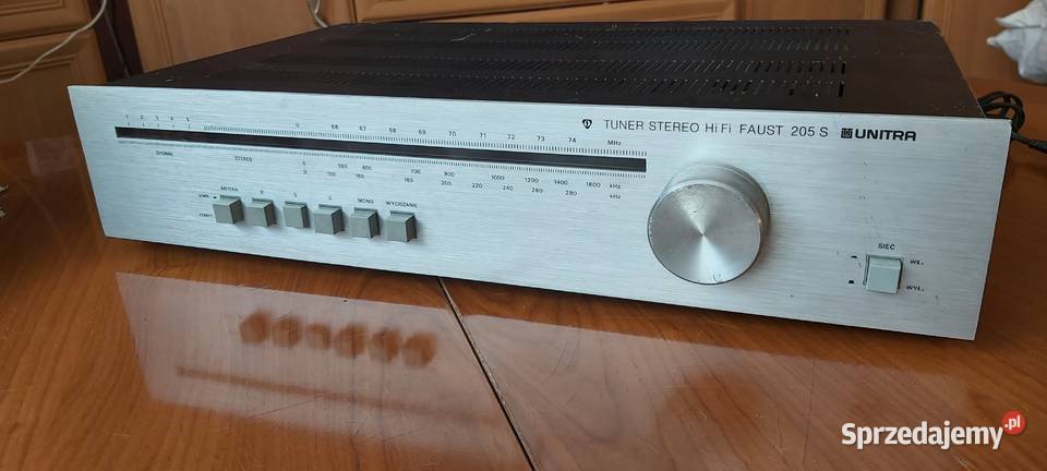 Stare radio tuner UNITRA faust 205s PRZESTROJONY Kępice sprzedam