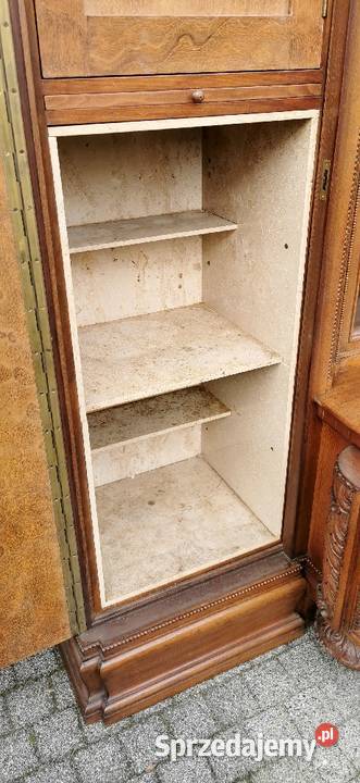 Ogromny neorenesansowy komplet gabinetowy z 1925 Wrocław