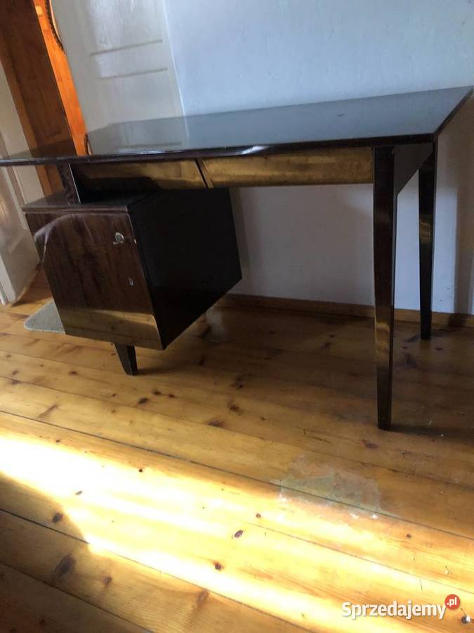 Biurko Vintage PRL 1975 projMieczysław Puchała małopolskie Kalwaria Zebrzydowska