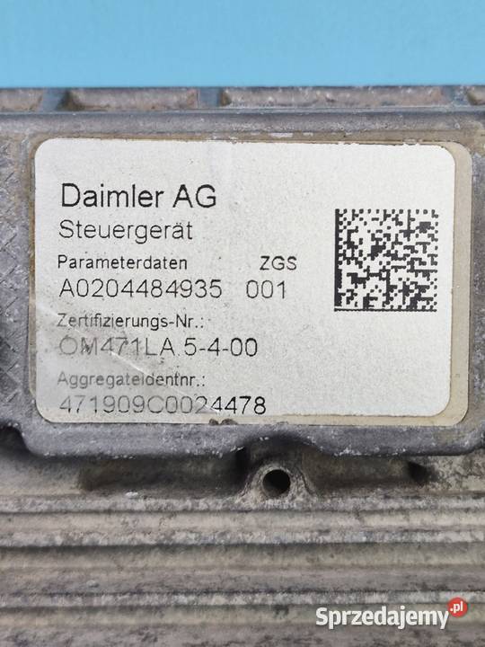 A0004466935 003 Sterownik MCM mercedes MP ACTROS
