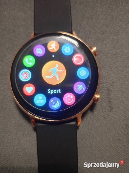 Smartwatch damski czarny z ładowarką Bochnia