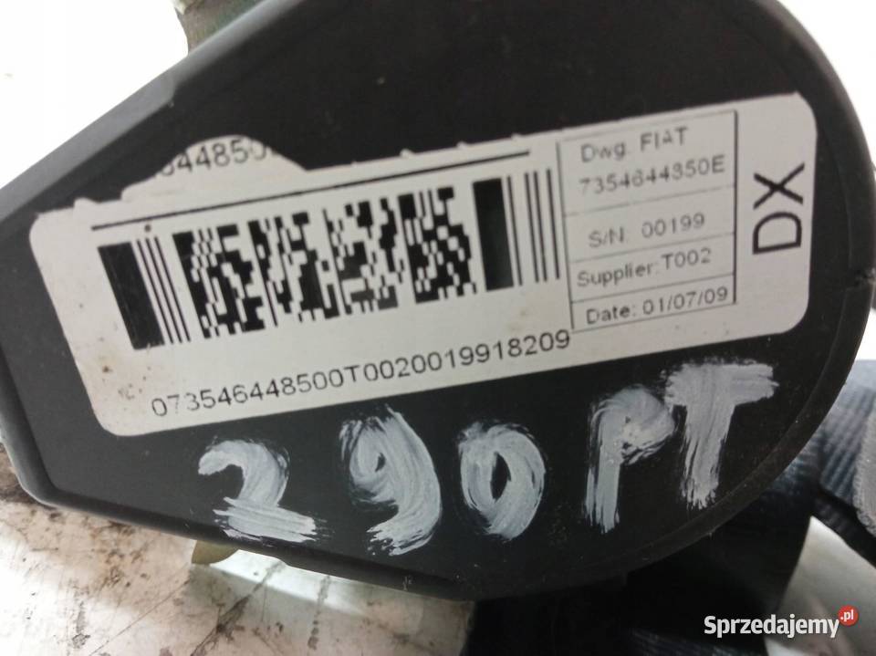 PAS BEZPIECZEŃSTWA PRAWY TYŁ FIORINO BIPPER świętokrzyskie sprzedam