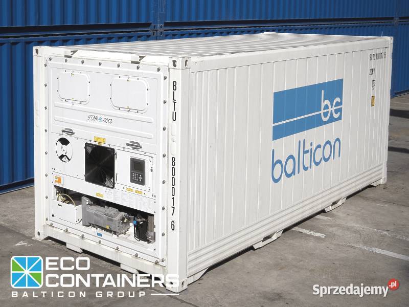 Kontener chłodniczy 20RF magazyn na wynajem Gdańsk