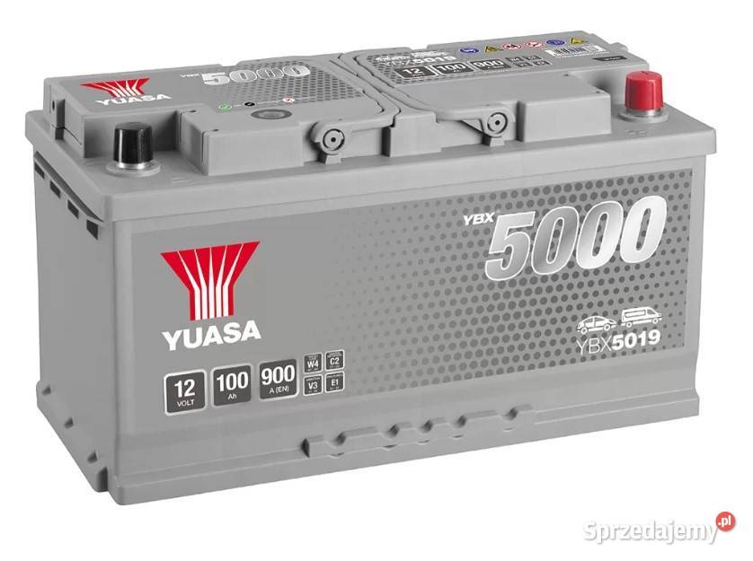 Akumulator Yuasa Silver 12V 100Ah 900A Prawy osobowe Nowy Dwór Gdański sprzedam