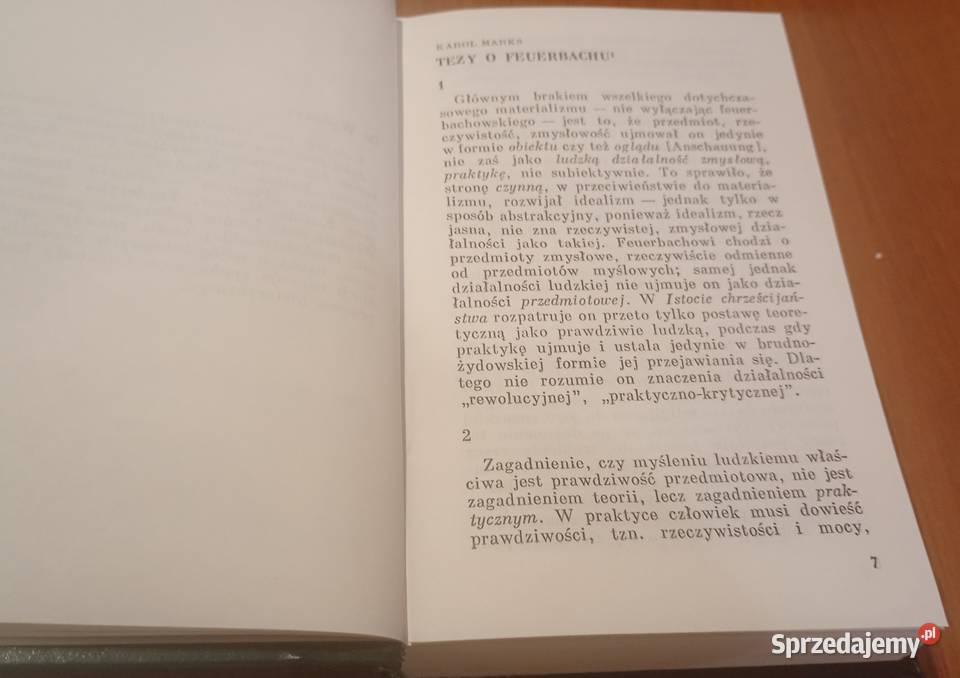 O materializmie historycznym wybór Karol Marks