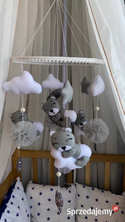 karuzela na dłóżeczko handmade