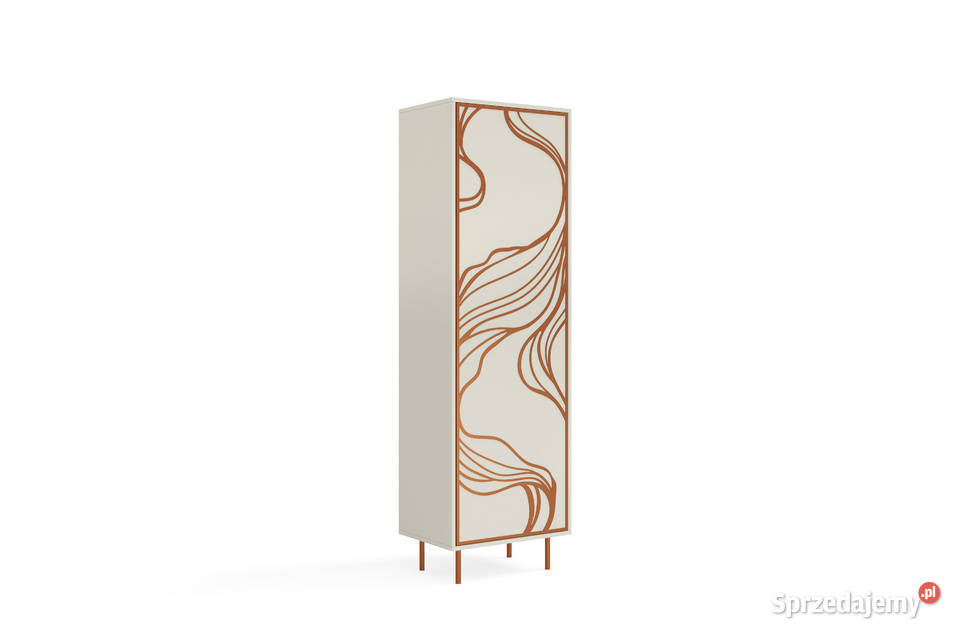 Wysoka Witryna Jednodrzwiowa Maris Dostawa 0 Szafy i garderoby wielkopolskie