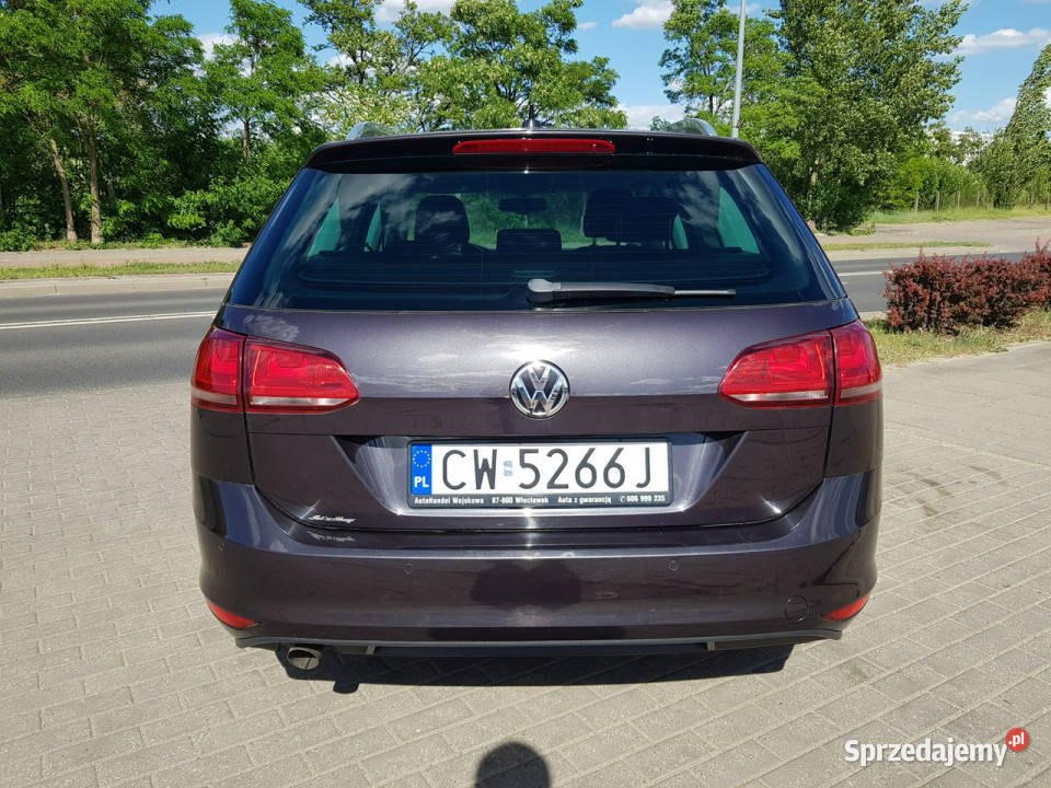 Volkswagen Golf 16 TDI Navi Climatronic Tempomat Rok produkcji 2015 Włocławek