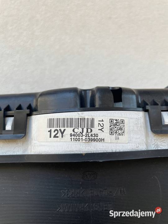 LICZNIK ZEGARY HYUNDAI I30 BENZYNA 940032L430 osobowe mazowieckie Warszawa sprzedam