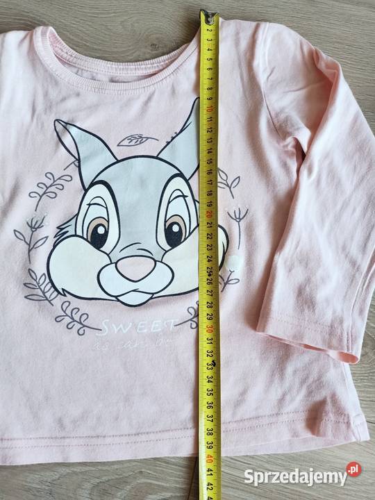 Bluzka koszulka dziewczęca na długi rękaw różowa Płock