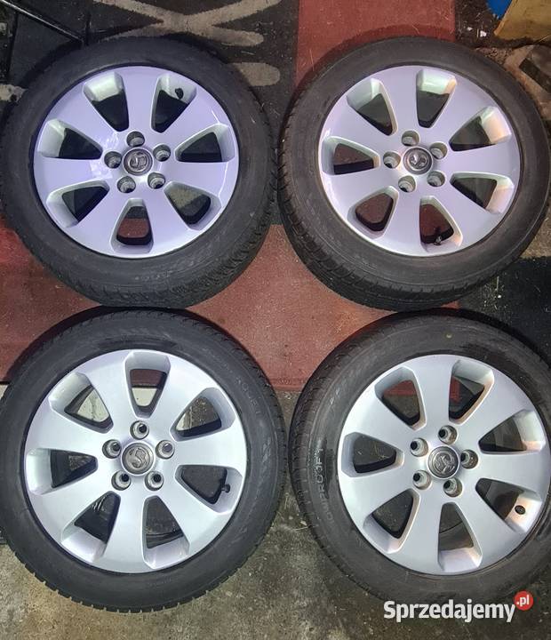 Koła felgi aluminiowe GM 17 5x120 opony zimowe Rybnik sprzedam