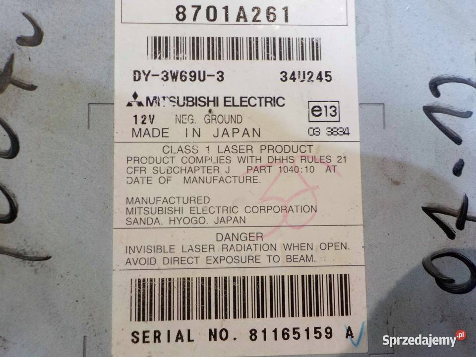 PEUGEOT 4007 07r radio CD 8701A261 Suków