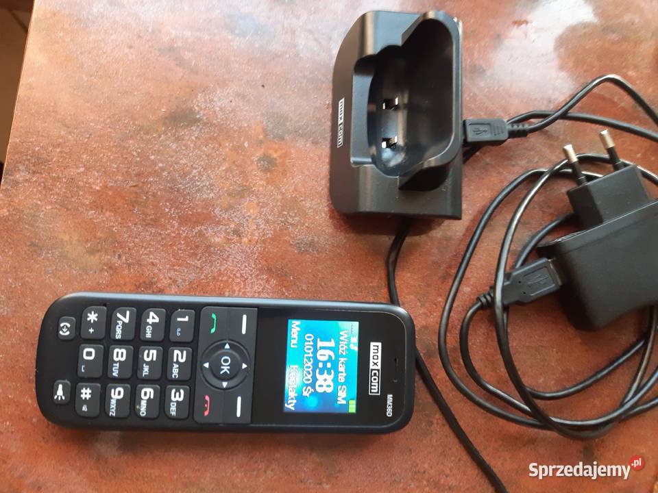 Telefon bezprzewodowy Maxcom MM36D Potulice
