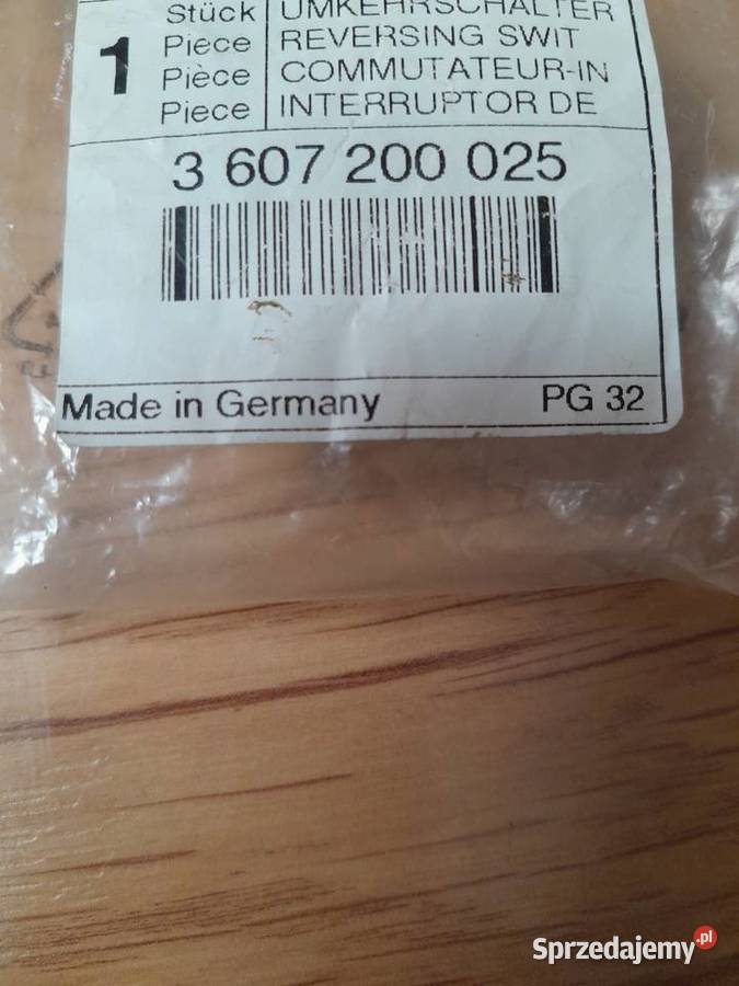 Przełącznik BOSCH do GBM 162RE GDS 24 GDS 30 dolnośląskie Polkowice