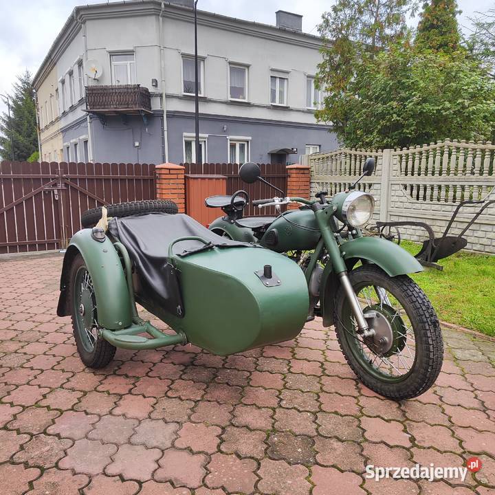 KMZ K750 z koszem bocznym renowacji Koło