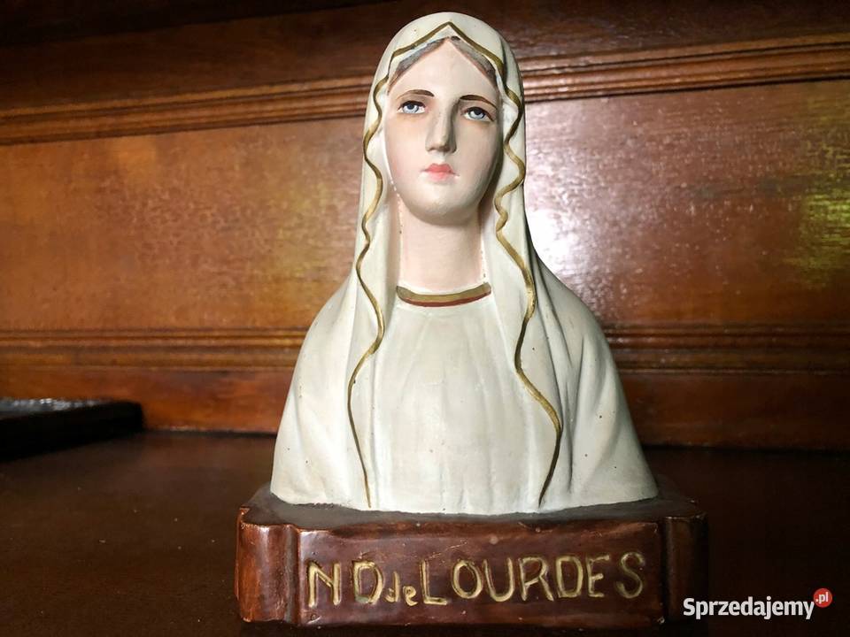 figurka gipsowa MARYJA Z Lourdes łódzkie Łowicz
