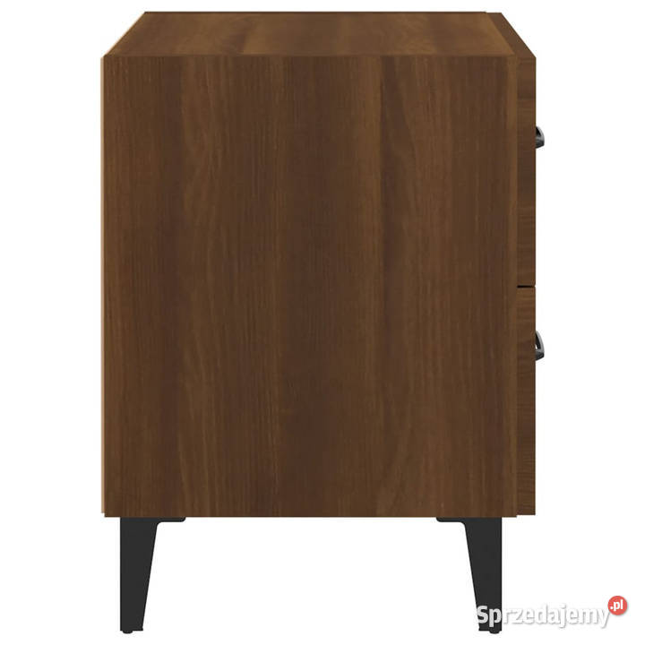 Szafki nocne 2 brązowy dąb 40x35x475 WM817296 Warszawa
