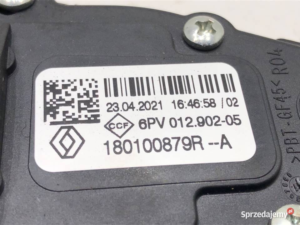 POTENCJOMETR GAZU RENAULT CAPTUR II 180100879R