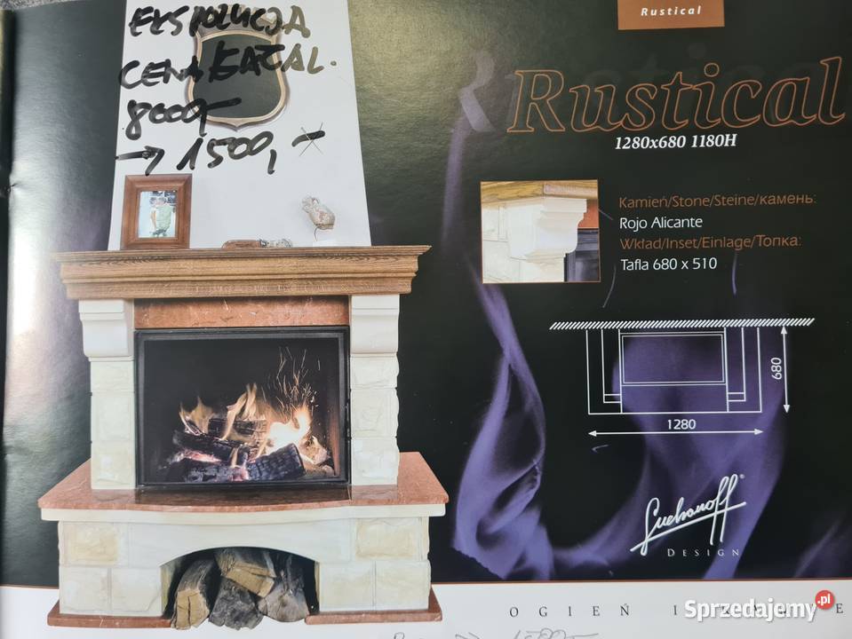 Obudowa kominek wyprzedaż magazynu Jełowa