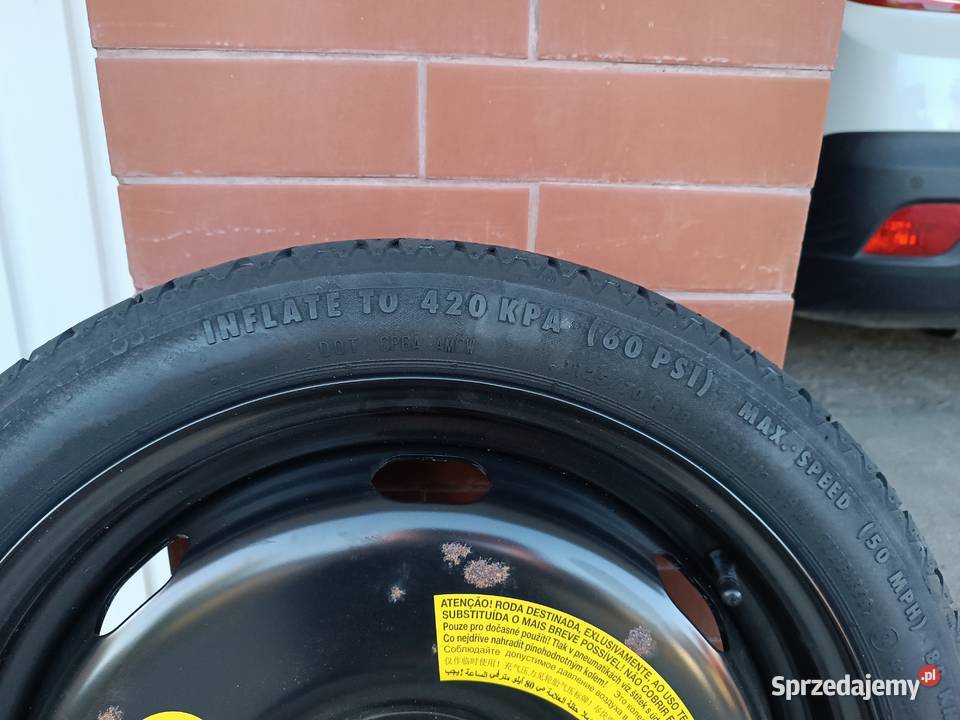 Koło dojazdowe zapasowe Audi A3 8V 12570R18 Turek
