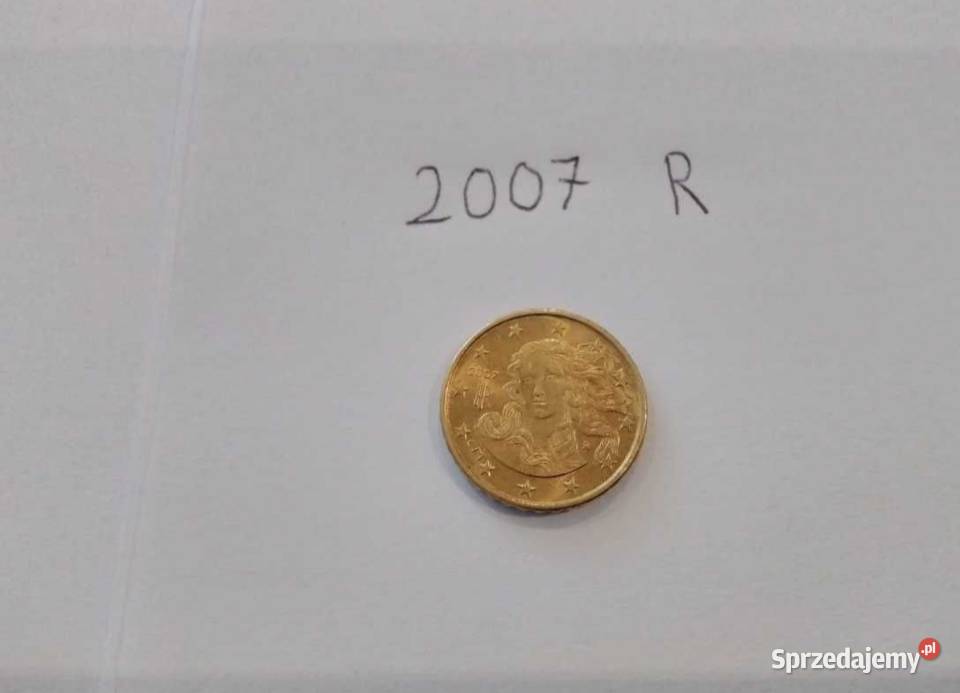 Moneta 1 Euro 2002 Italy Włochy Człowiek Numizmatyka Radom sprzedam