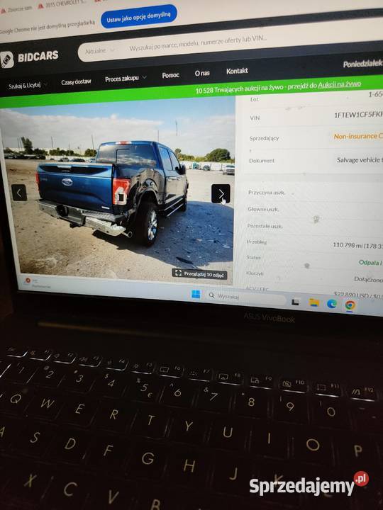 Ford F150 Ford f150 Lariat panorama w oryginale warmińsko-mazurskie Ełk