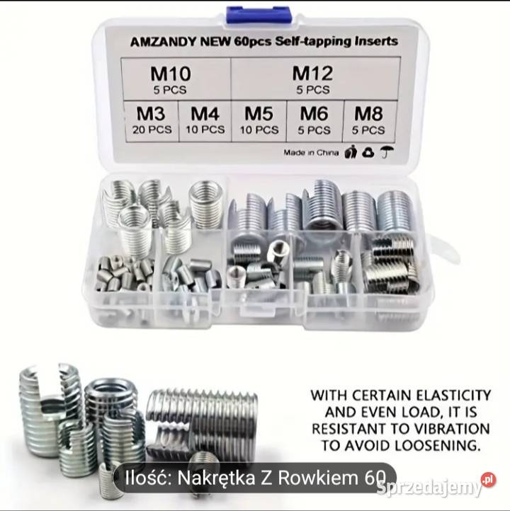 Tulejki do naprawy gwintu Wsola