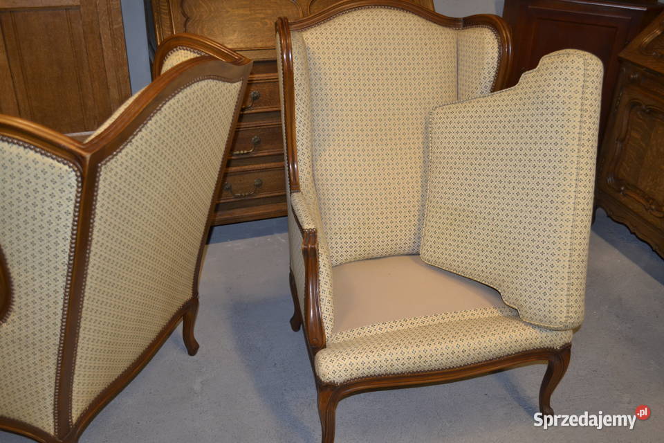 fotele ludwikowskie uszaki Będzin