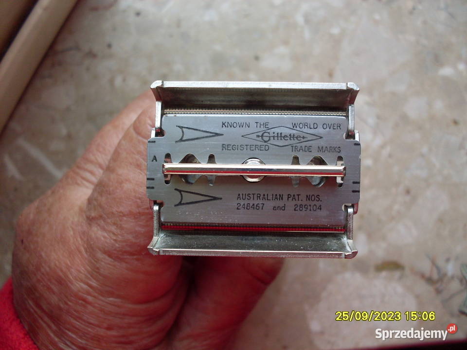 Maszynka Gillette do golenia na żyletki z USA Poznań sprzedam