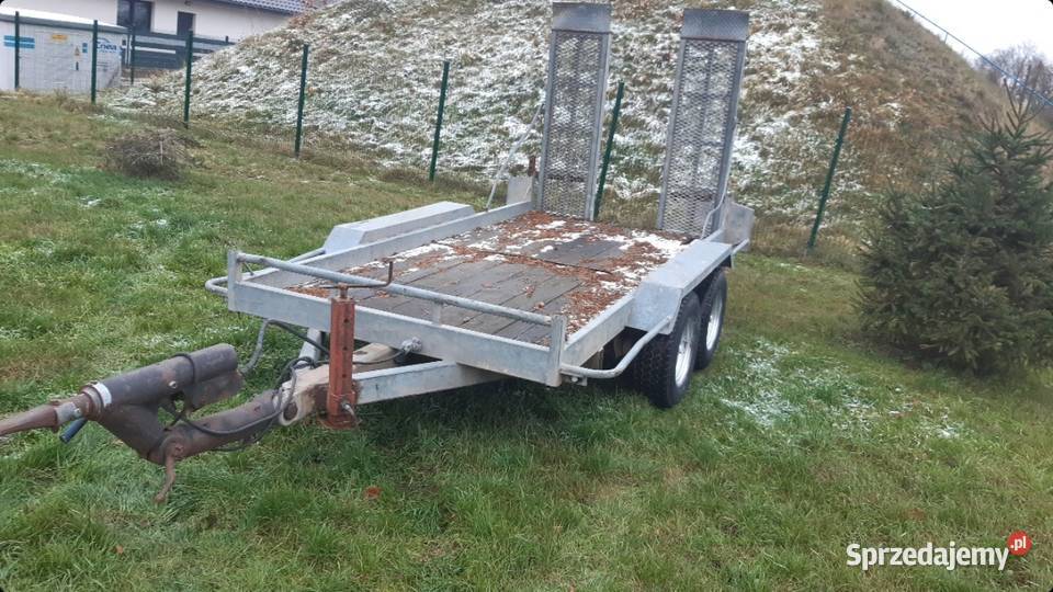 Przyczeoa do przewozu koparek z najazdami laweta lubuskie