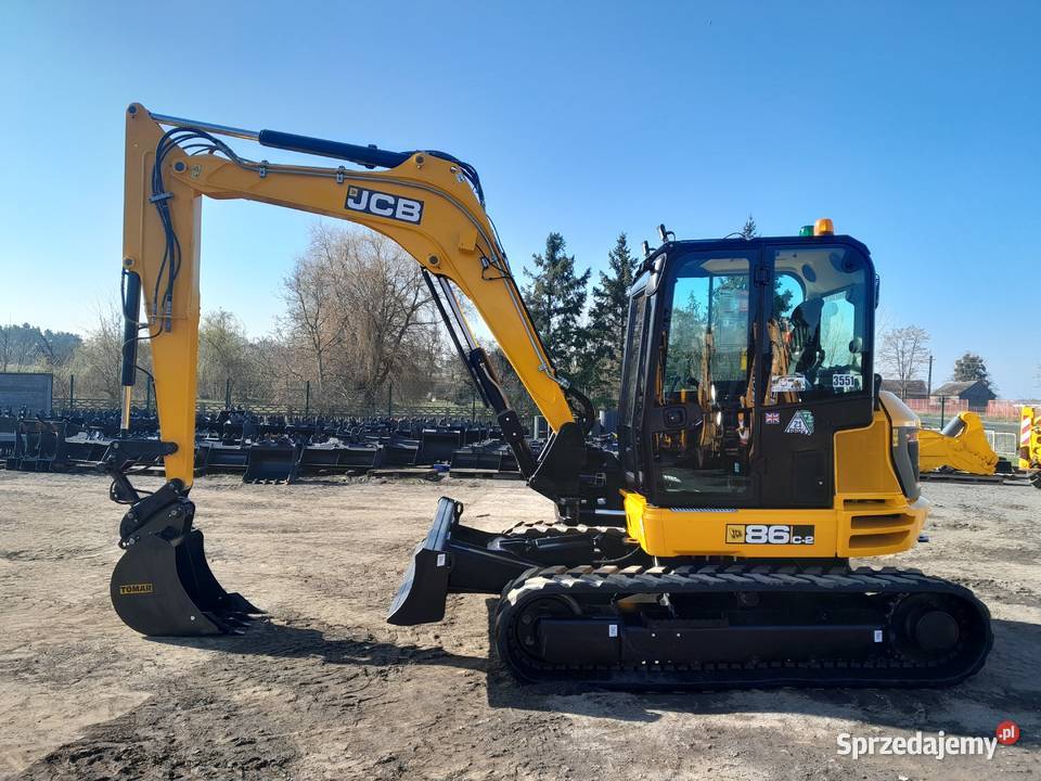 JCB 86C1 2021R KOPARKA GĄSIENICOWA 8 TON CAT Krotoszyn sprzedam