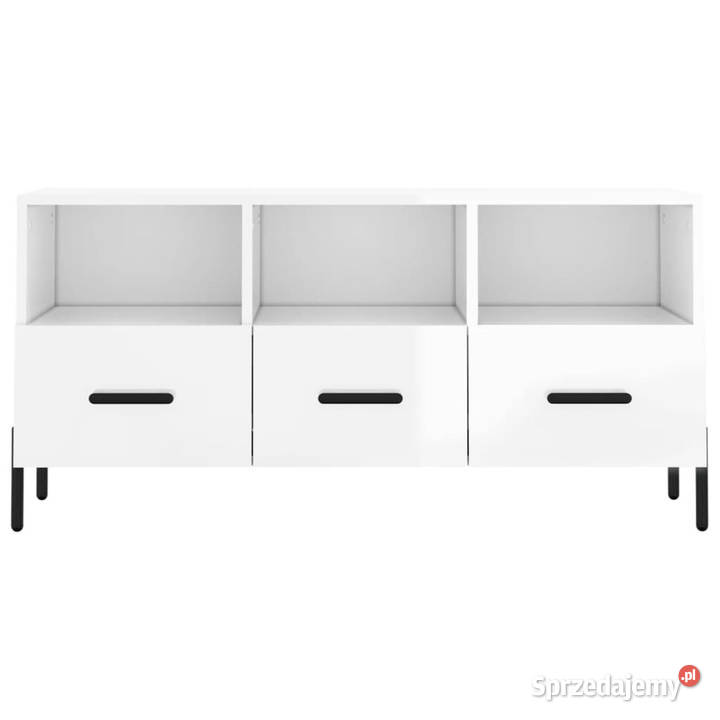 Szafka pod TV biała wysoki połysk 102x36x50 Warszawa