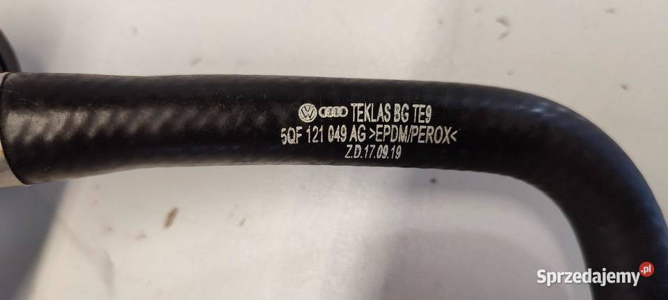 VW TIGUAN II RURA PRZEWÓD WODY 5QF121049AG osobowe Węże chłodnicy