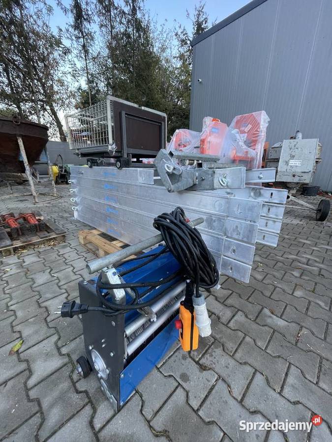 Winda dekarska Bocker TopLift 12m drabina Ślesin