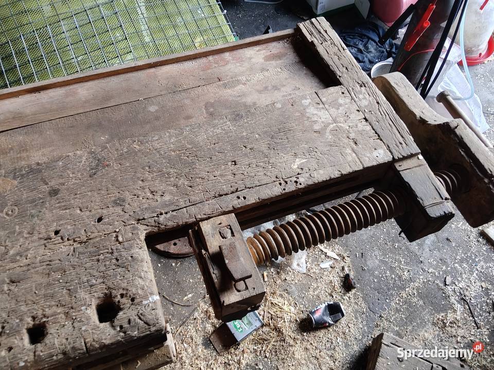 Zabytkowy stół stolarski Kazimierz Biskupi sprzedam
