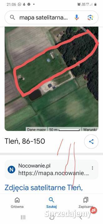 Działka Łążek Bory Tucholskie sprzedam